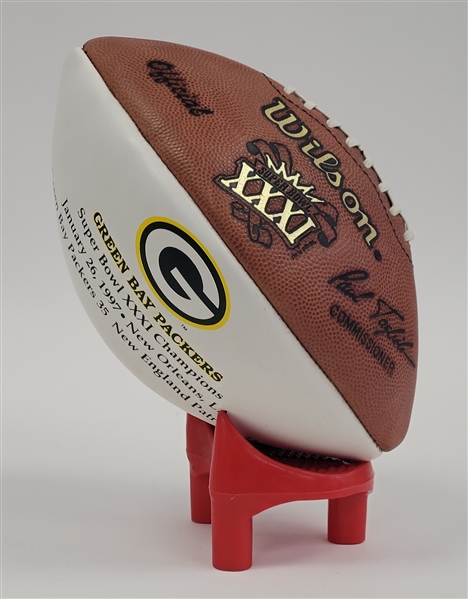 Green Bay Packers 1997 Super Bowl XXXI Commemorative Football LE #130/1500