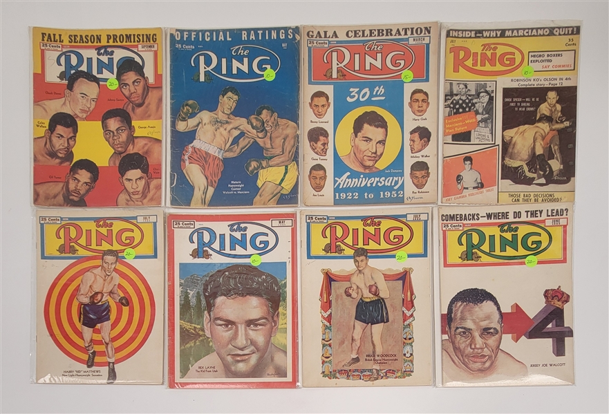 Lot of (26) "Ring" Magazines From 1937-52
