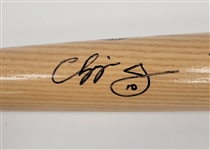 Chipper Jones & Tom Glavine Dual Autographed Rawlings Bat JSA