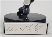 Wayne Gretzky Autographed Gartlan Figurine White Uniform Artist Proof