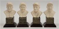 Lot of 4 Baseball Hall of Fame Busts w/ Babe Ruth