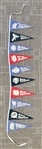 Vintage Baseball Mini Pennant Display
