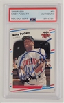 Kirby Puckett Autographed 1988 Fleer #19 Card PSA/DNA Authentic