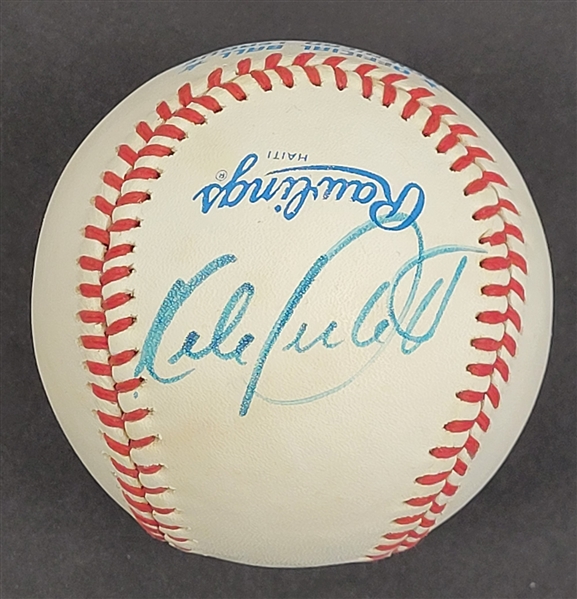 Kirby Puckett Autographed OAL Baseball w/ JSA LOA