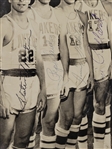1953-54 Minneapolis Lakers Team Signed 9.5x13 Photo w/ JSA LOA