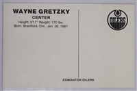 Rare 1979-80 Edmonton Oilers Postcard Set w/ Wayne Gretzky & Mark Messier Rookie