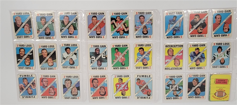 1971 Topps Football Game Complete Set & Poster Set