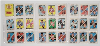 1971 Topps Football Game Complete Set & Poster Set