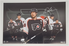Eric Lindros Autographed 16x24 Photo UDA