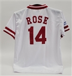 Pete Rose Autographed & Multi-Inscribed Custom Stat Jersey LE #175/500