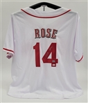 Pete Rose Autographed Custom Jersey JSA