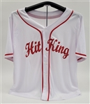 Pete Rose Autographed Custom Jersey JSA