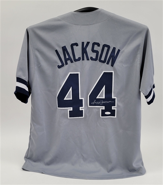 Reggie Jackson Autographed Custom Jersey JSA