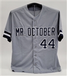 Reggie Jackson Autographed Custom Jersey JSA