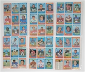1971 Topps Football Complete Set w/Terry Bradshaw Rookie Card