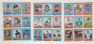 1971 Topps Football Complete Set w/Terry Bradshaw Rookie Card