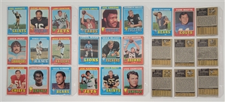 1971 Topps Football Complete Set w/Terry Bradshaw Rookie Card