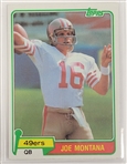 1981 Topps Football Complete Set w/ Joe Montana Rookie