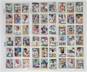 1981 Topps Football Complete Set w/ Joe Montana Rookie