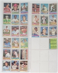 1976 Topps Baseball & Topps Traded Complete Set