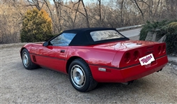 Kirby Puckett 1996 Retirement Corvette w/ Low Miles & Very Large Puckett Signature on Hood