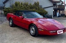 Kirby Puckett 1996 Retirement Corvette w/ Low Miles & Very Large Puckett Signature on Hood