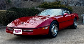Kirby Puckett 1996 Retirement Corvette w/ Low Miles & Very Large Puckett Signature on Hood
