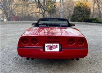 Kirby Puckett 1996 Retirement Corvette w/ Low Miles & Very Large Puckett Signature on Hood