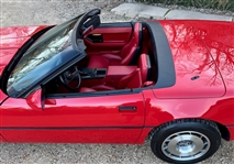 Kirby Puckett 1996 Retirement Corvette w/ Low Miles & Very Large Puckett Signature on Hood