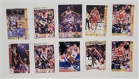 Lot of 10 Autographed Basketball Cards w/ Sidney Moncrief
