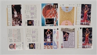 Lot of 10 Autographed Basketball Cards w/ Sidney Moncrief