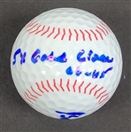 Bobby Richardson Autographed & Inscribed Baseball Golf Ball
