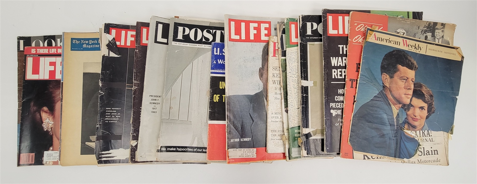 Vintage John F. Kennedy Magazine Collection