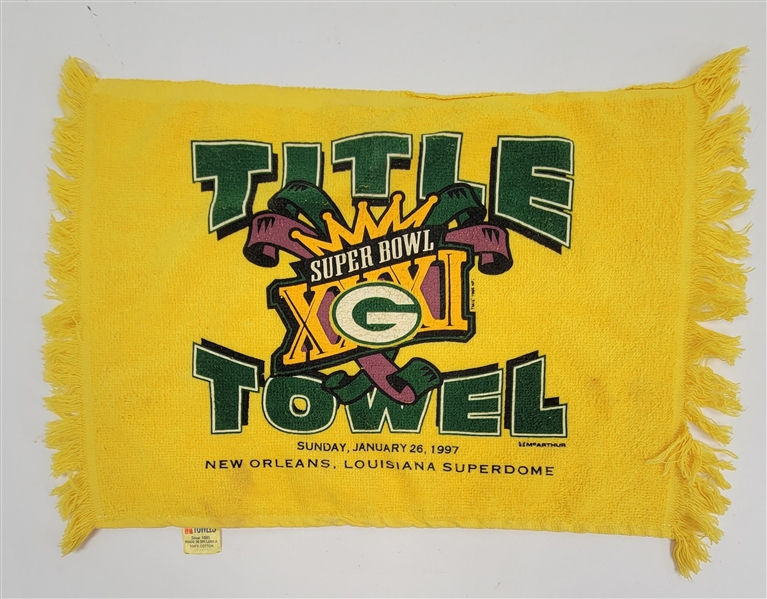 Green Bay Packers 1997 Super Bowl XXXI Towel