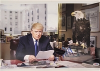 Donald Trump Autographed 12x18 Photo PSA/DNA