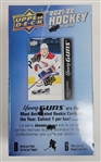 Lot of (26) Factory Sealed 2021-22 Upper Deck Hockey Series 1 Blaster Boxes