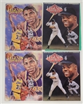 Lot of 4 Legends Magazines w/ Magic Johnson & Frank Thomas