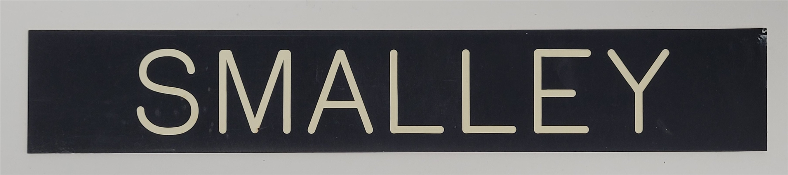 Roy Smalley New York Yankees Locker Room Nameplate