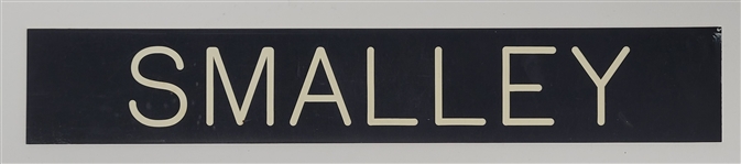 Roy Smalley New York Yankees Locker Room Nameplate