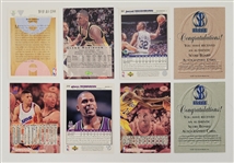 NBA Lot of 8 Autographed Scoreboard Basketball Insert Cards 