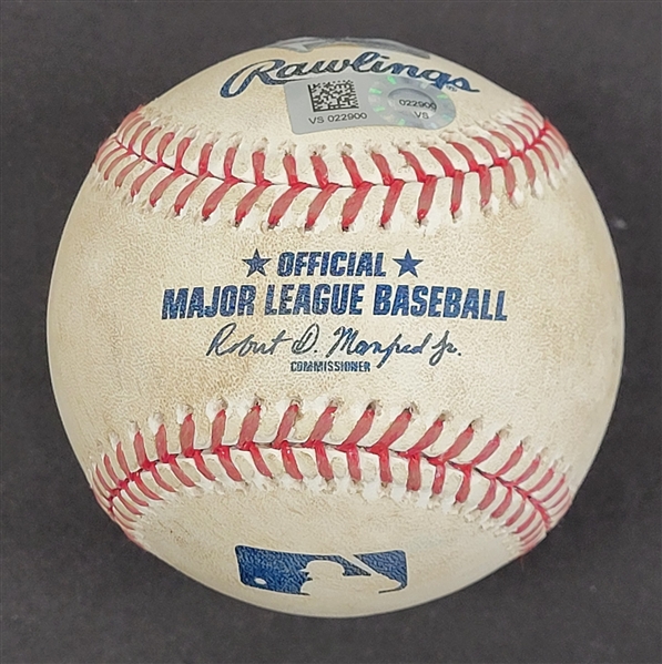 Game Used Baseball w/ Fanatics & MLB Authentication