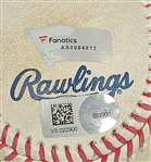 Game Used Baseball w/ Fanatics & MLB Authentication