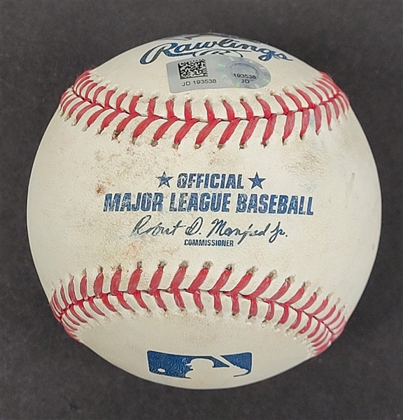Chicago Cubs Game Used Baseball w/ Fanatics MLB Authentication