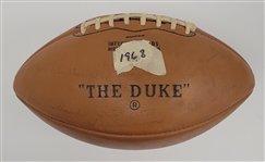 1968 Green Bay Packers Football w/ Facsimile Signatures 