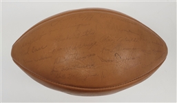 1968 Green Bay Packers Football w/ Facsimile Signatures 