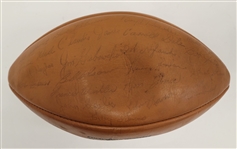 1968 Green Bay Packers Football w/ Facsimile Signatures 