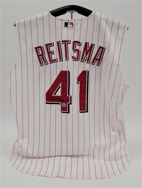Chris Reitsma 2002 Cincinnati Reds Game Used Jersey MLB