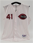 Chris Reitsma 2002 Cincinnati Reds Game Used Jersey MLB