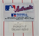 Chris Reitsma 2002 Cincinnati Reds Game Used Jersey MLB