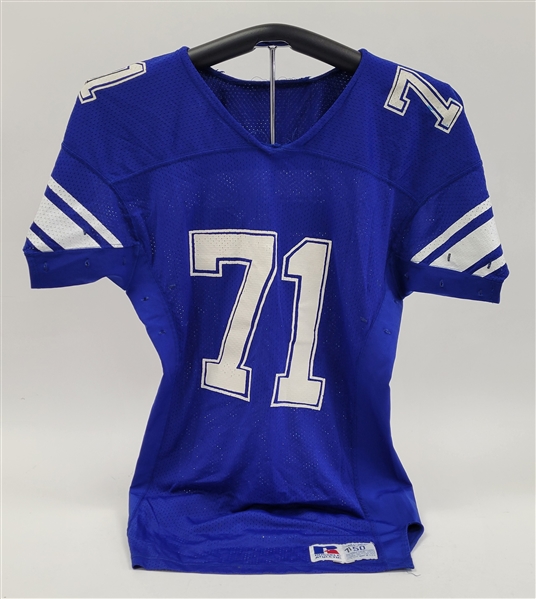 Kentucky Wildcats #71 Game Used Football Jersey 